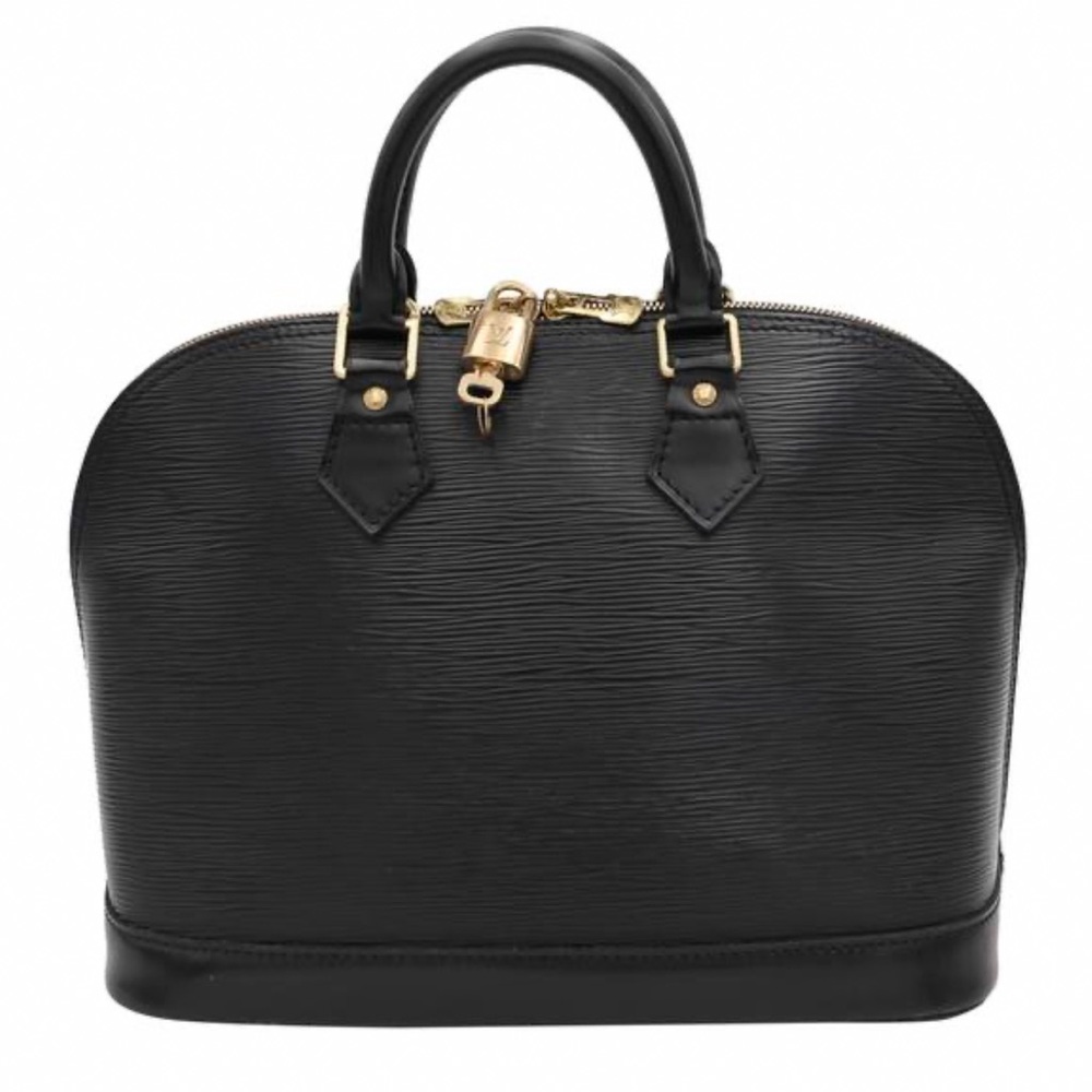 Louis Vuitton ALMA PM Black EPI Leather Satchel